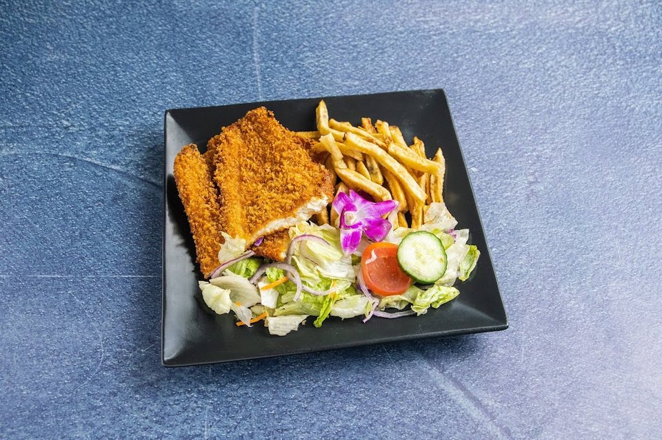 Restaurant menu page showing appetizers and specials.